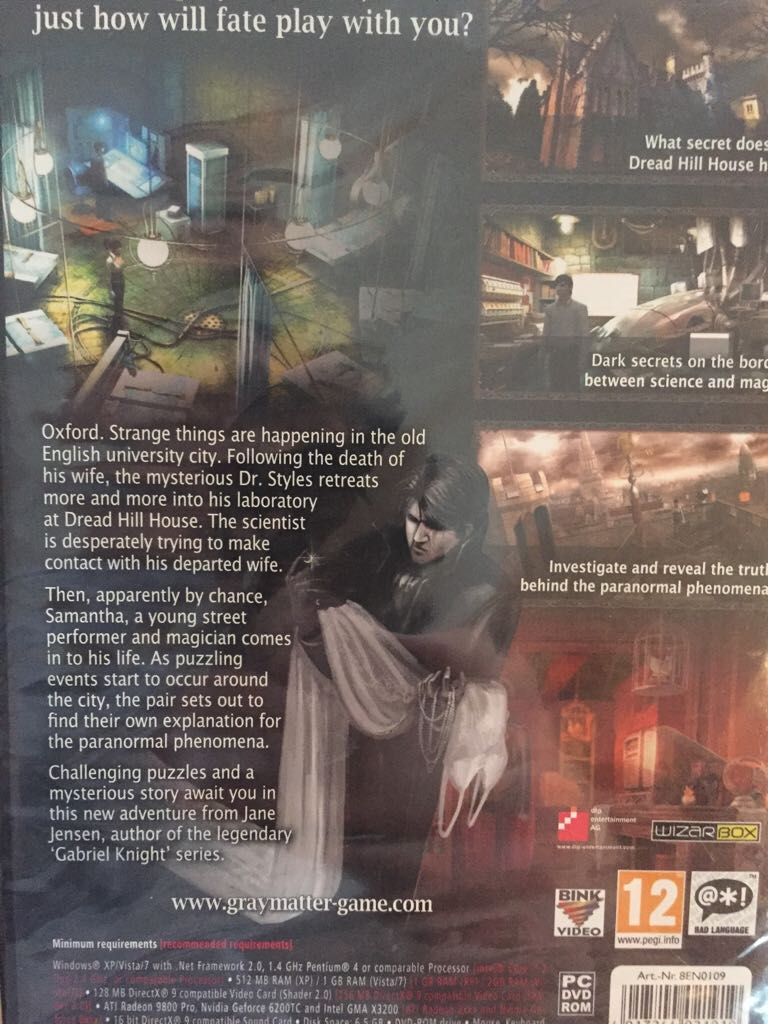 Grey Matter - PC video game collectible - Main Image 2