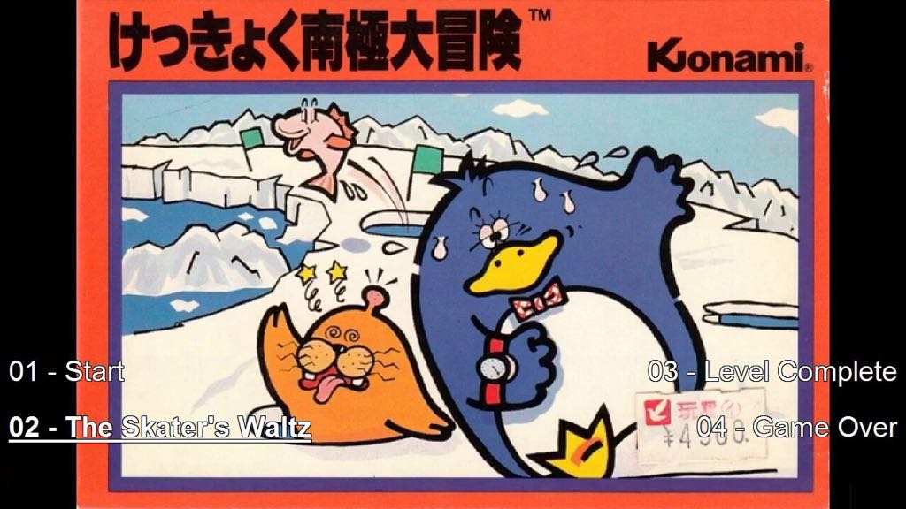 Antarctic Adventure - Nintendo Famicom video game collectible - Main Image 1