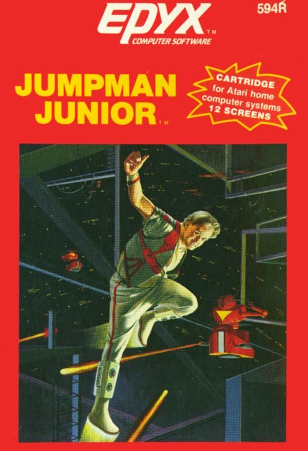 Jumpman Junior - Atari 400 (Epyx) video game collectible - Main Image 2