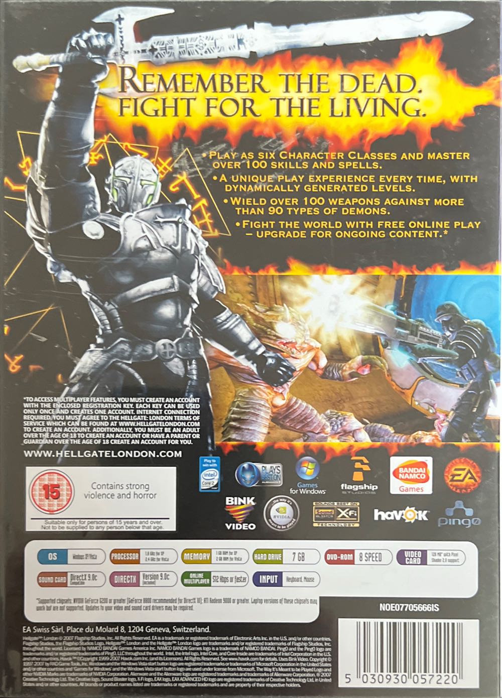 Hellgate London - PC (Electronic Arts/EA Games - 1) video game collectible [Barcode 5030930057220] - Main Image 3