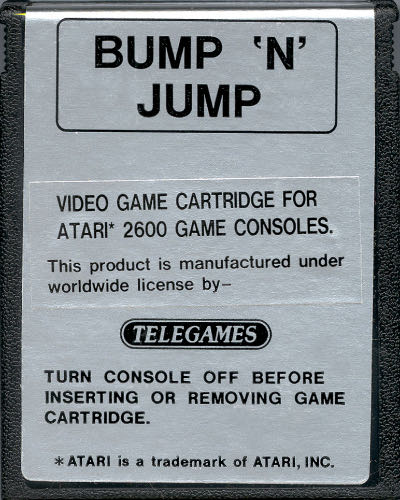 Bump ’n’ Jump - Atari 2600 video game collectible - Main Image 2