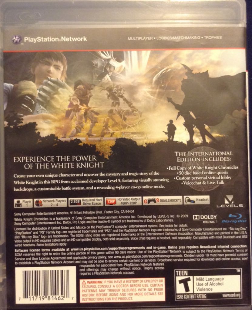 White Knight Chronicles 2 - Sony PlayStation 3 (PS3) (1) video game collectible - Main Image 2