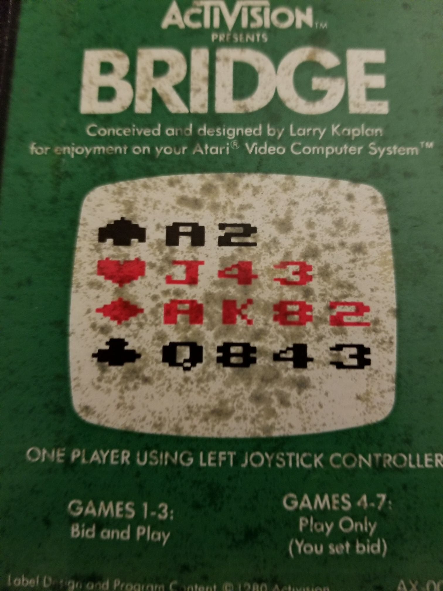 Bridge - Atari 2600 (Activision) video game collectible - Main Image 1