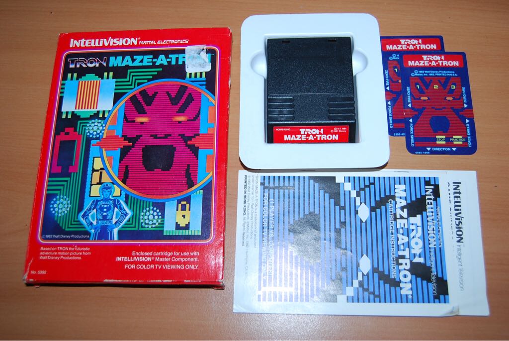 Tron Maze-A-Tron - Intellivision (Mattel Electronics - 1) video game collectible - Main Image 2