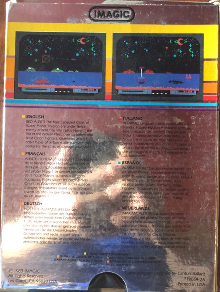 Nova Blast - Colecovision (1) video game collectible - Main Image 2