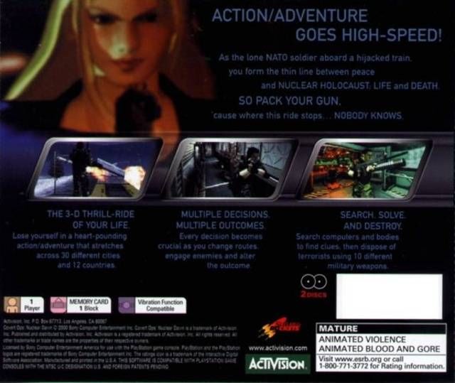 Covert Ops: Nuclear Dawn - Sony PlayStation (Activision) video game collectible - Main Image 2