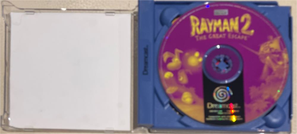 Rayman 2 The Great Escape - Sega Dreamcast (Ubisoft - 1) video game collectible [Barcode 3307211303867] - Main Image 3