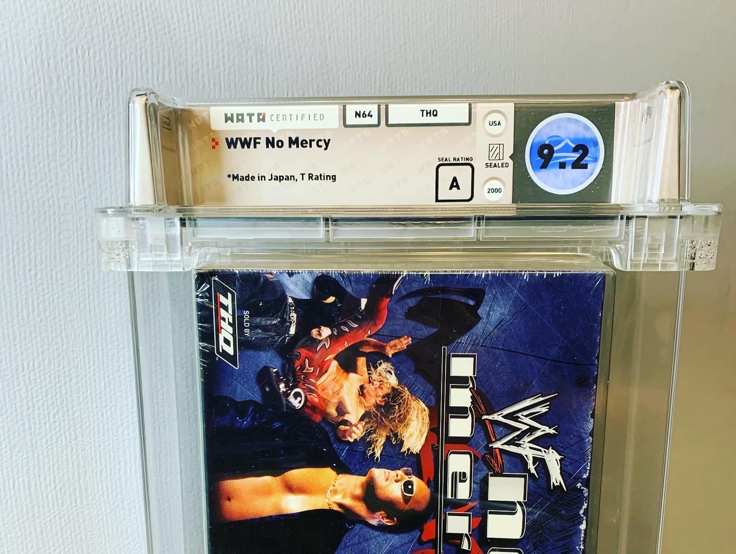 WWF No Mercy - Nintendo 64 (N64) (THQ - 4) video game collectible [Barcode 785138301198] - Main Image 3