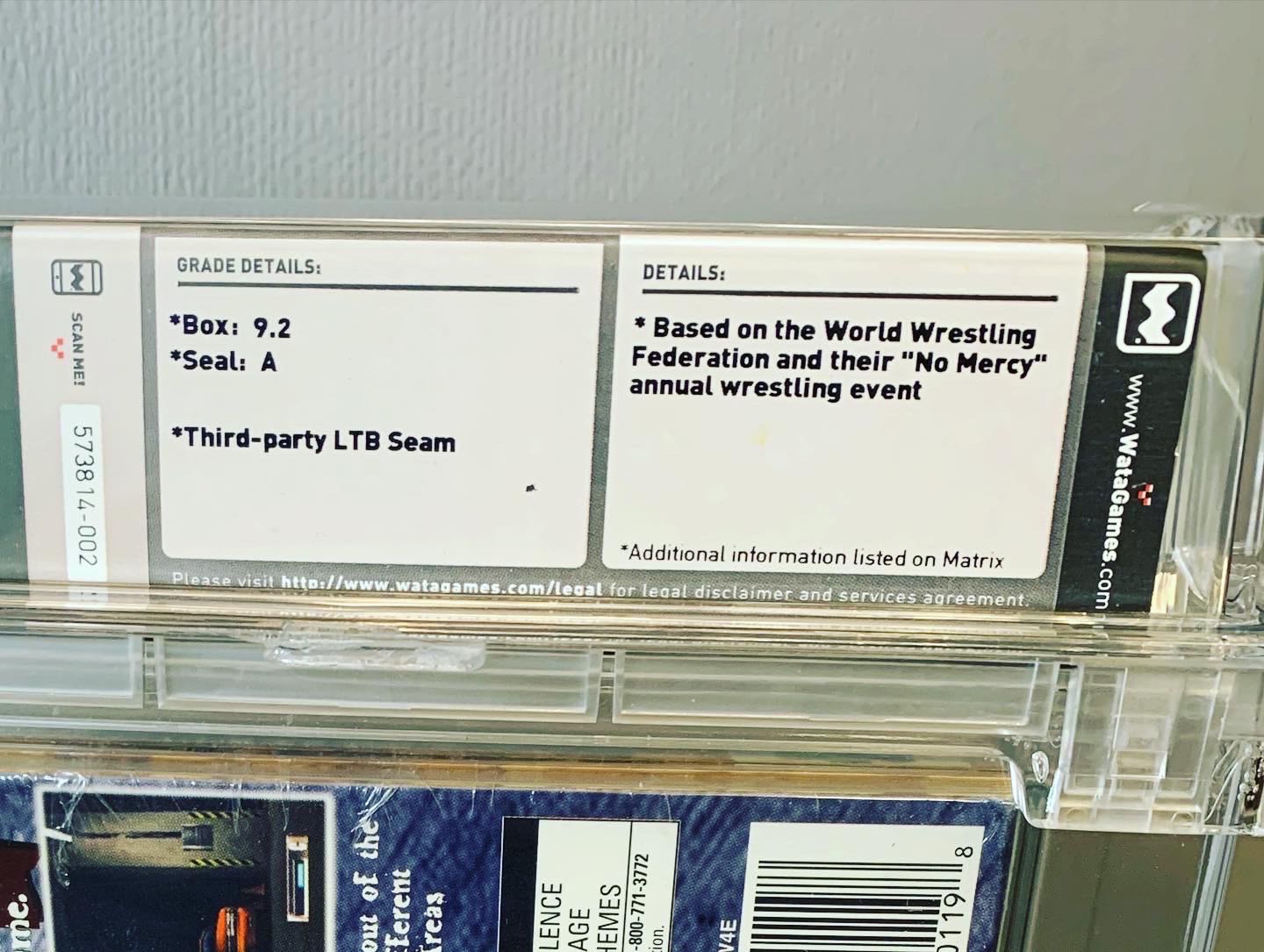 WWF No Mercy - Nintendo 64 (N64) (THQ - 4) video game collectible [Barcode 785138301198] - Main Image 4