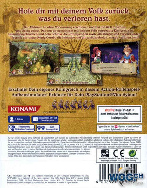 Little King’s Story - Sony PlayStation Vita (PS Vita) video game collectible - Main Image 2