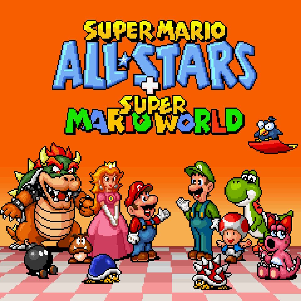 Super Mario All-Stars + Super Mario World video game collectible - Main Image 1