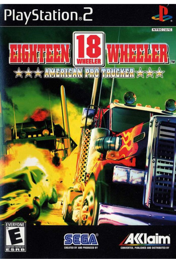 18 Wheeler : American Pro Trucker - Sony PlayStation 2 (PS2) video game collectible - Main Image 1