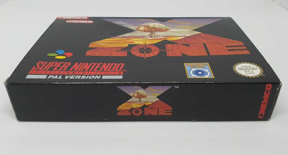 X Zone - Nintendo Super Nintendo Entertainment System (SNES) (Kemco - 1) video game collectible [Barcode 741648001041] - Main Image 3