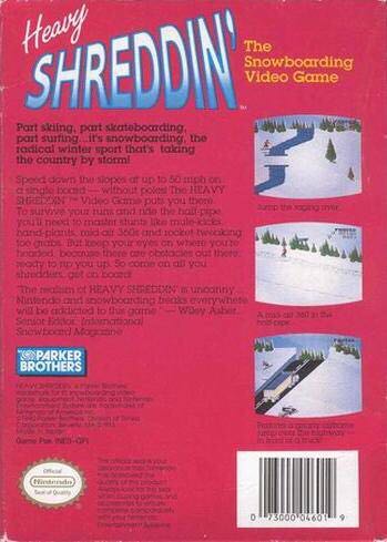 Heavy Shreddin’ - Nintendo Entertainment System (NES) (Parker  Brothers) video game collectible - Main Image 2