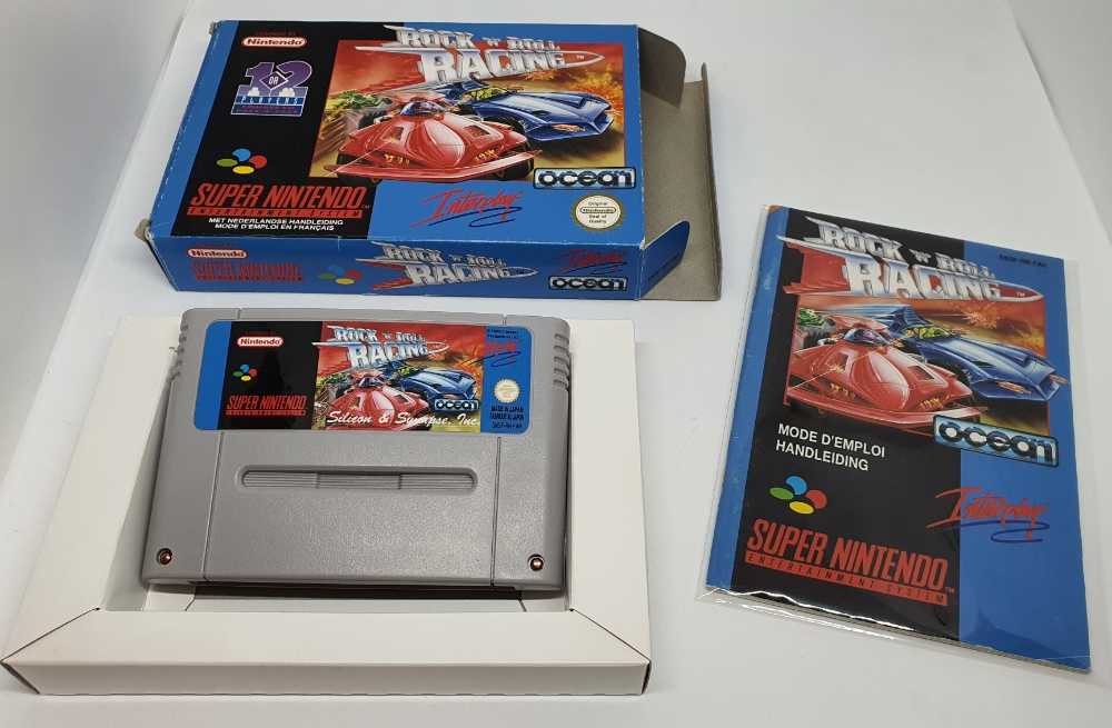 Rock ’n’ Roll Racing - Nintendo Super Nintendo Entertainment System (SNES) (Interplay Productions - 2) video game collectible [Barcode 5026102020062] - Main Image 3