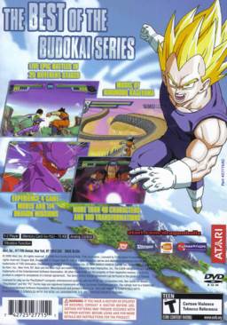 Dragon Ball Z: Infinite World (complete) - Sony PlayStation 2 (PS2) (Atari - 2) video game collectible [Barcode 742725277151] - Main Image 2