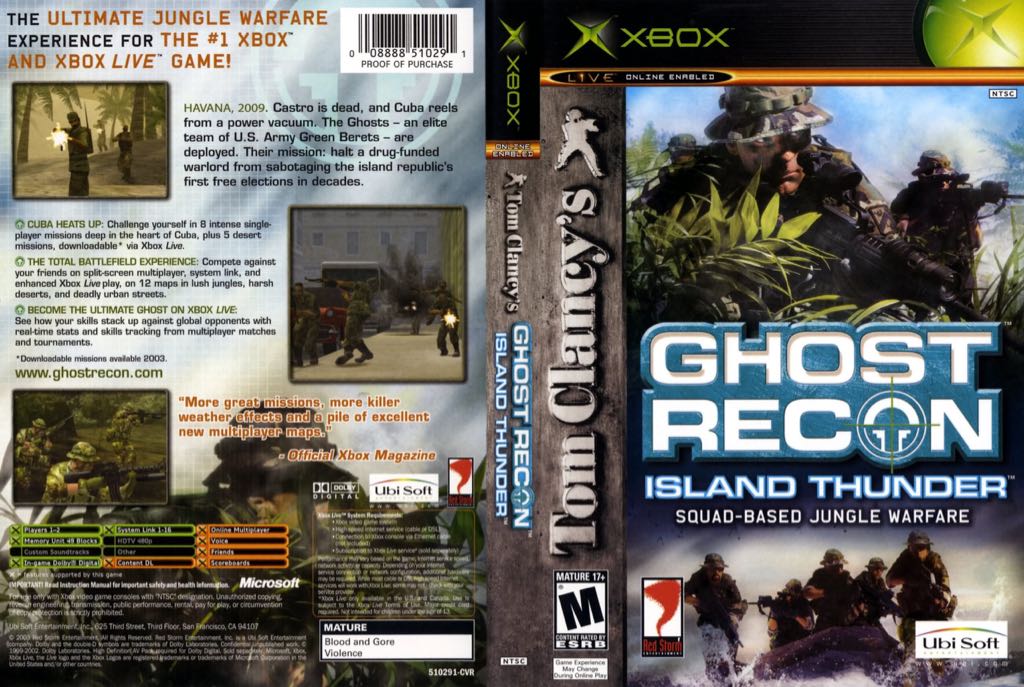 *Tom Clancy’s Ghost Recon: Island Thunder - PC video game collectible [Barcode 008222510291] - Main Image 2