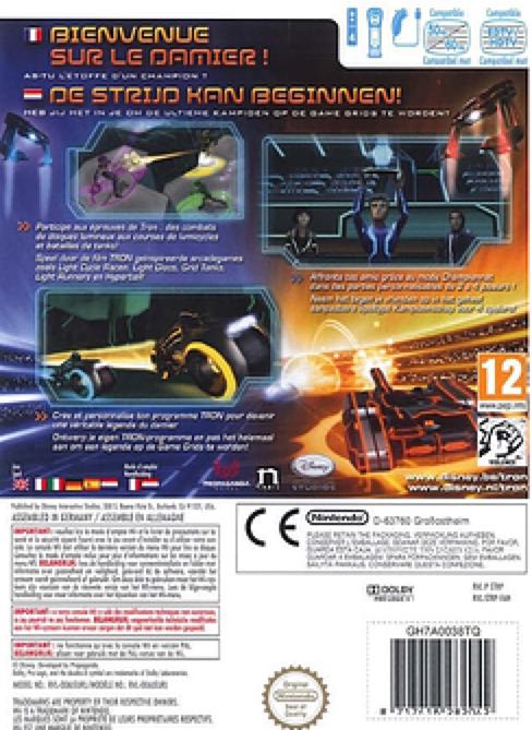 Tron Evolution: Battle Grids - Nintendo Wii (Disney - 1-2) video game collectible [Barcode 8717418282073] - Main Image 2
