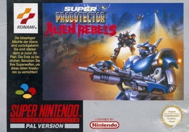 Super Probotector - Nintendo Super Nintendo Entertainment System (SNES) video game collectible - Main Image 1
