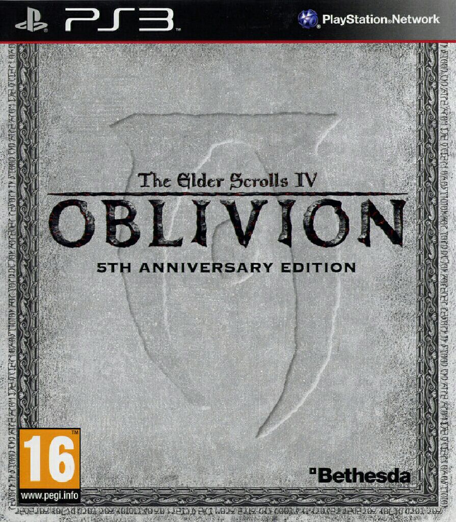 The Elder Scrolls IV: Oblivion - 5th Anniversary Edition - Sony PlayStation 3 (PS3) video game collectible [Barcode 0093155143913] - Main Image 1