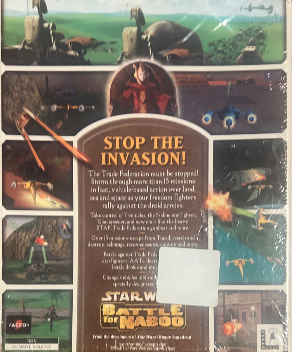 Star Wars: Battle for Naboo - PC (LucasArts) video game collectible [Barcode 023272656188] - Main Image 2