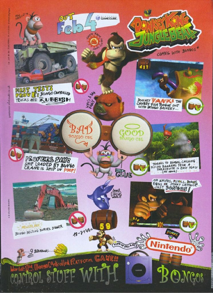 Donkey Kong: Jungle Beat - Nintendo GameCube (Nintendo - 1) video game collectible [Barcode 045496393267] - Main Image 2