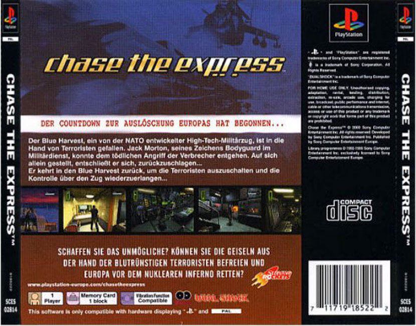 Chase the Express - Sony PlayStation (Sony Computer Entertainment - 1) video game collectible [Barcode 711719184324] - Main Image 2