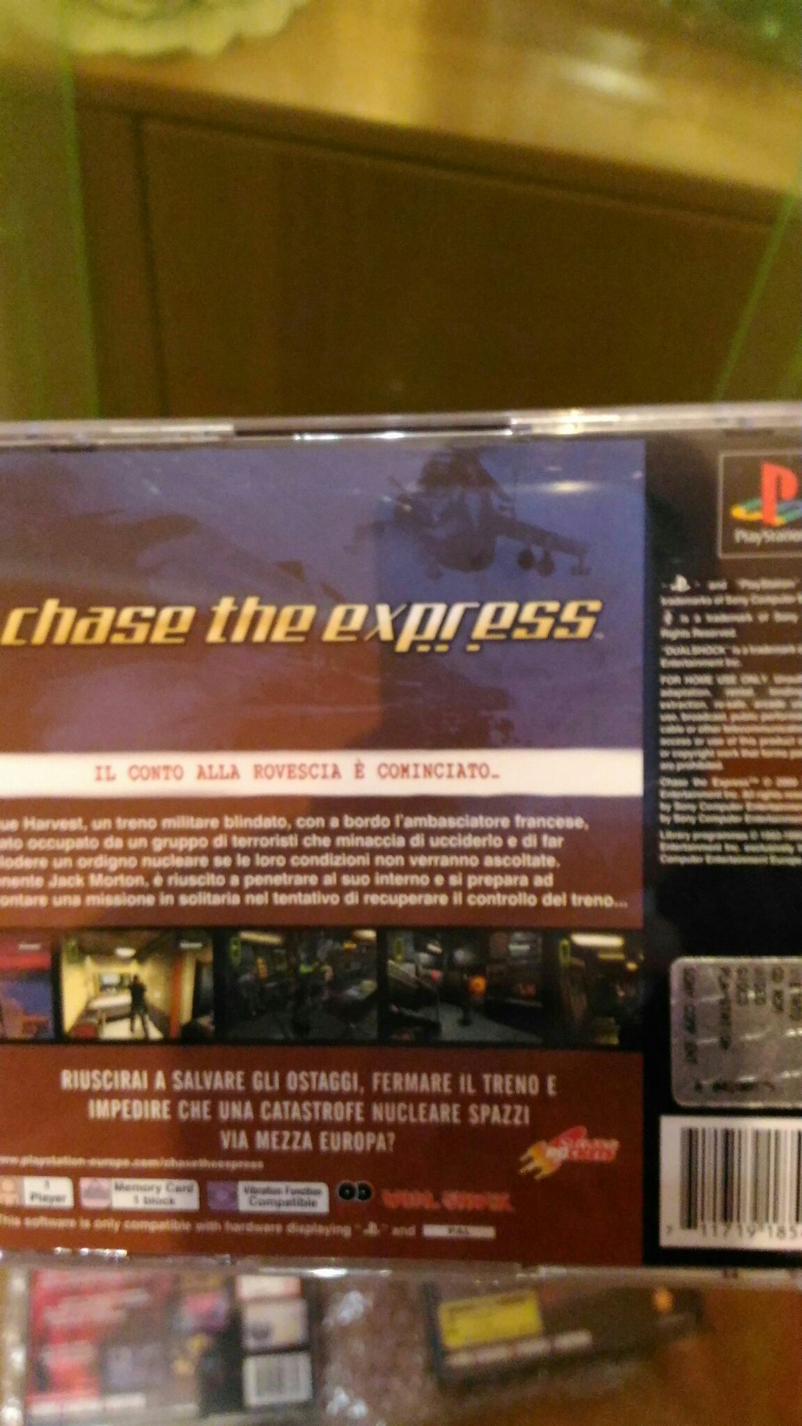 Chase The Express - Sony PlayStation video game collectible [Barcode 711719185420] - Main Image 2