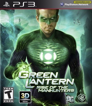 Green Lantern: Rise of the Manhunters - Rental - Sony PlayStation 3 (PS3) (WB Games - 2) video game collectible [Barcode 873929181705] - Main Image 1