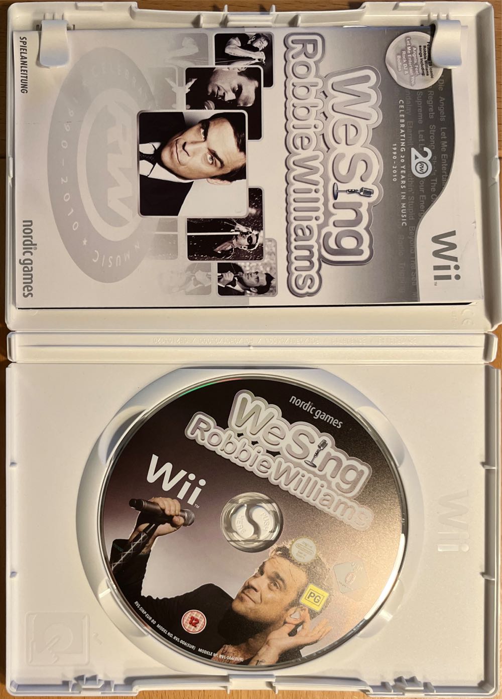 We Sing Robbie Williams - Nintendo Wii video game collectible [Barcode 7340044300999] - Main Image 2