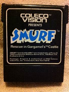 Smurf! : Rescue In Gargamel’s Castle - Colecovision video game collectible - Main Image 1