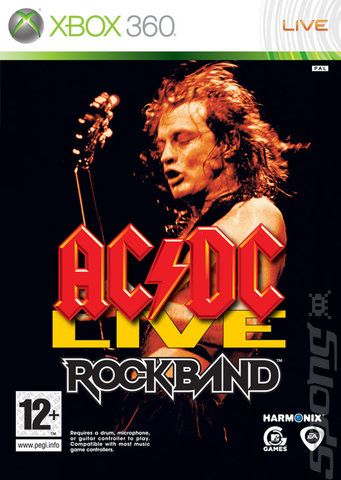 Rockband AC DC Live - Microsoft Xbox 360 video game collectible - Main Image 1
