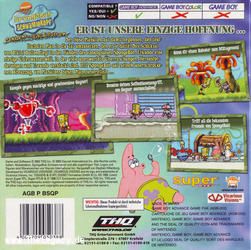 Spongebob Squarepants: Battle For Bikini Bottom - Nintendo Game Boy Advance (GBA) (THQ - 1) video game collectible [Barcode 4005209055284] - Main Image 2