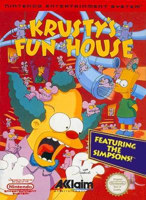 Krusty’s Fun House - Nintendo Entertainment System (NES) (Aklaim - 1) video game collectible - Main Image 1
