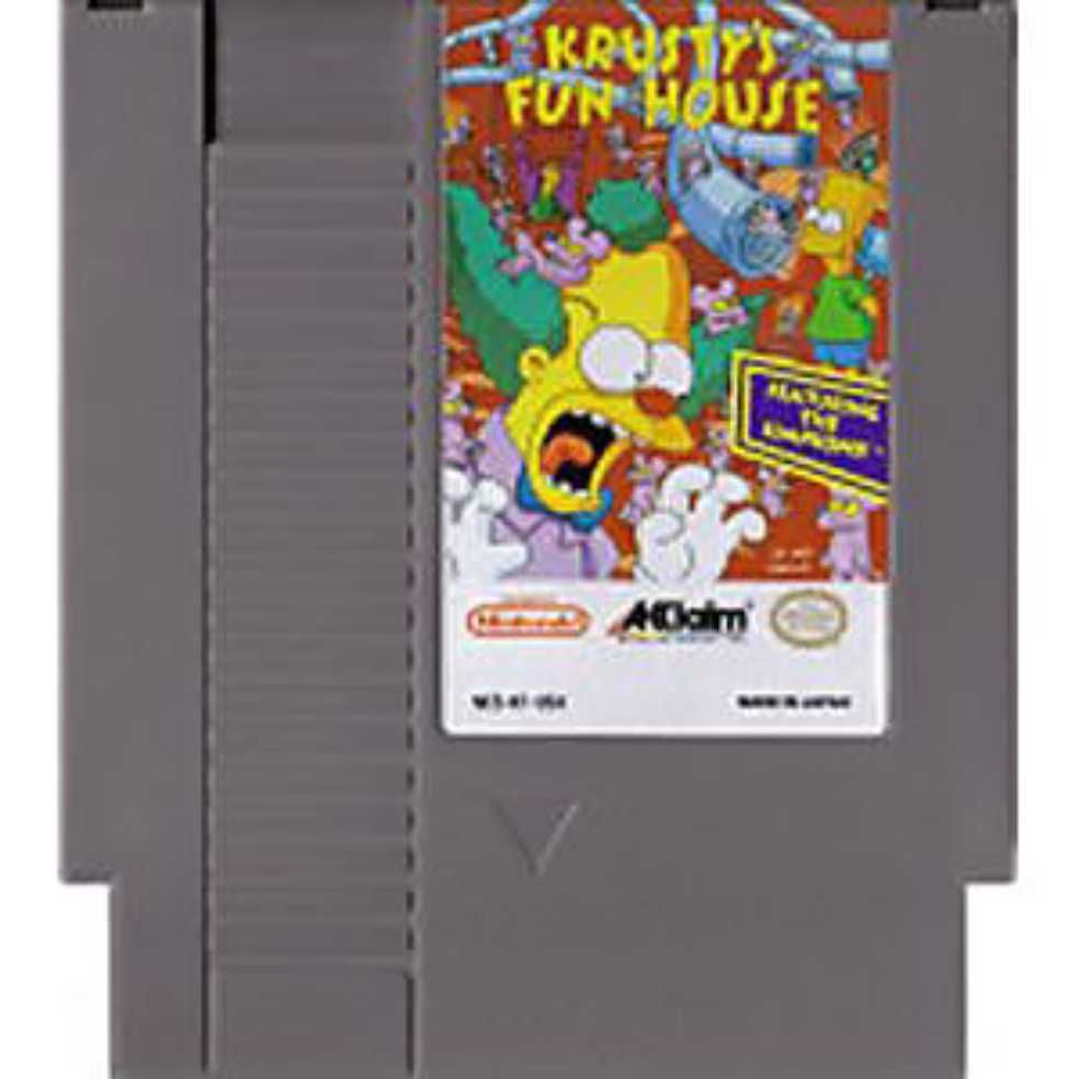 Krusty’s Fun House - Nintendo Entertainment System (NES) (Aklaim - 1) video game collectible - Main Image 3