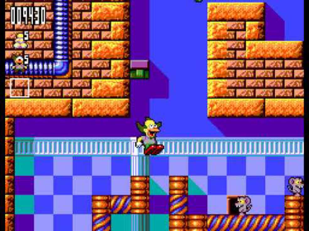 Krusty’s Fun House - Nintendo Entertainment System (NES) (Aklaim - 1) video game collectible - Main Image 4