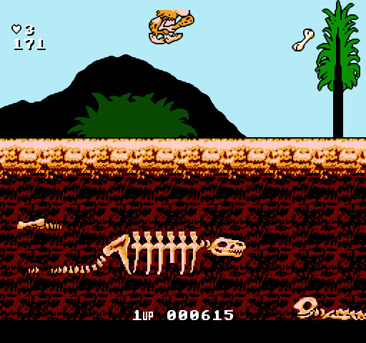 Big Nose the Caveman - Nintendo Entertainment System (NES) video game collectible - Main Image 4