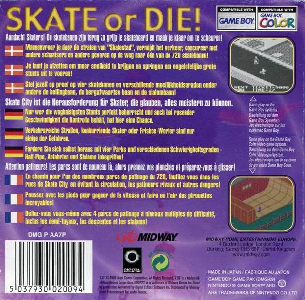 720° - Nintendo Game Boy Color (Midway) video game collectible - Main Image 2