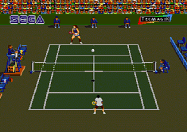 Andre Agassi Tennis - Sega Mega Drive (TecMagik) video game collectible [Barcode 5021093160995] - Main Image 2