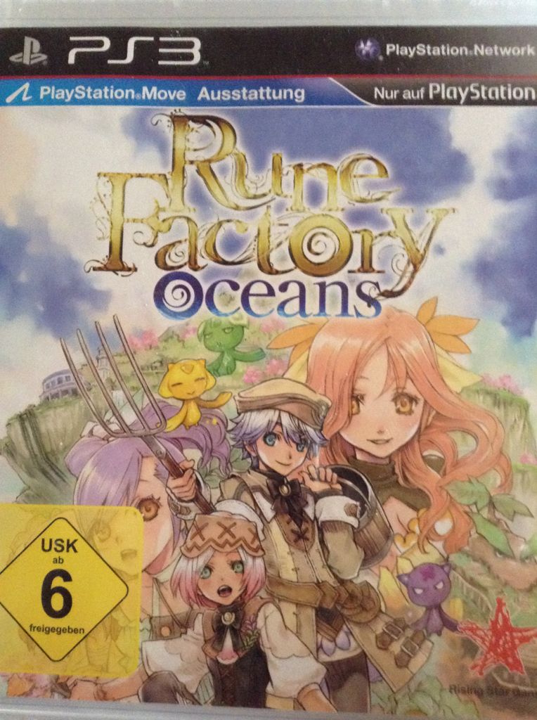 Rune Factory Oceans - Sony PlayStation 3 (PS3) (Rising Star Games) video game collectible [Barcode 5060102953364] - Main Image 1