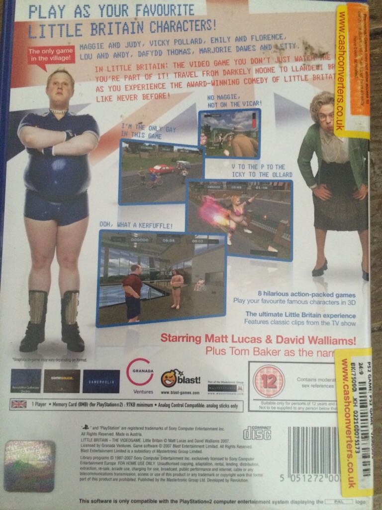 Little Britain - Sony PlayStation 2 (PS2) video game collectible - Main Image 2