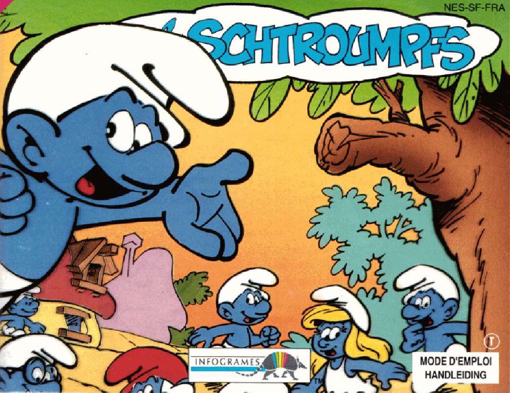 Les Schtroumpfs - Nintendo Entertainment System (NES) video game collectible - Main Image 1