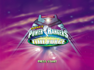 Power Rangers: Time Force - Sony PlayStation (THQ - 2) video game collectible [Barcode 752919470602] - Main Image 3