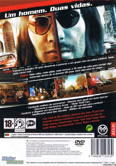 Driver Parallel Lines - Sony PlayStation 2 (PS2) (Atari - 1) video game collectible [Barcode 3546430121474] - Main Image 2