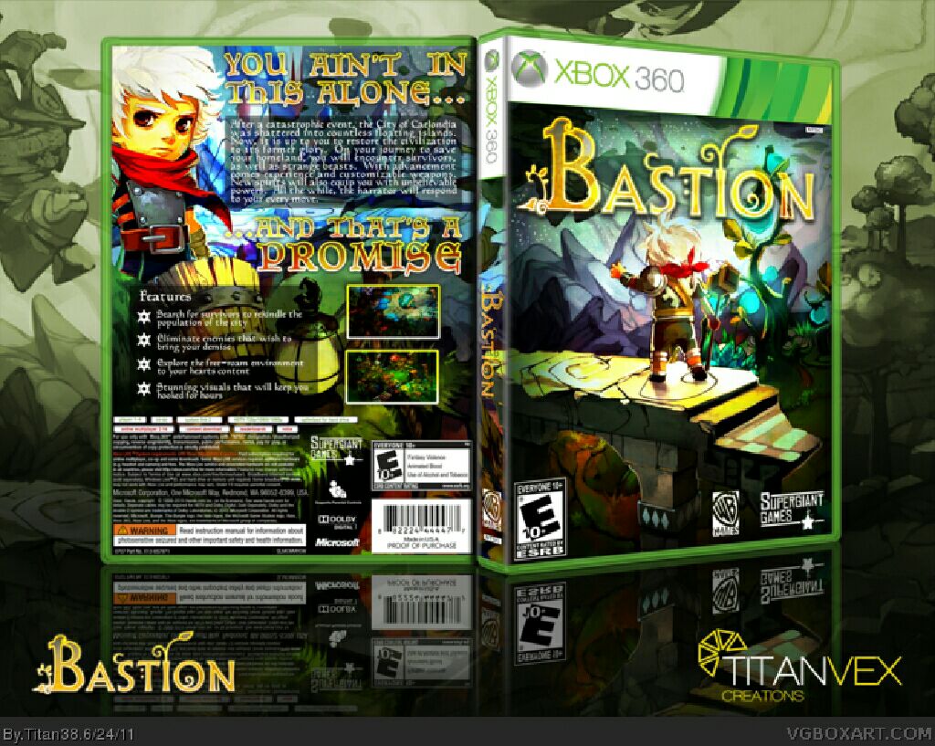 Bastion - Microsoft Xbox 360 video game collectible - Main Image 2