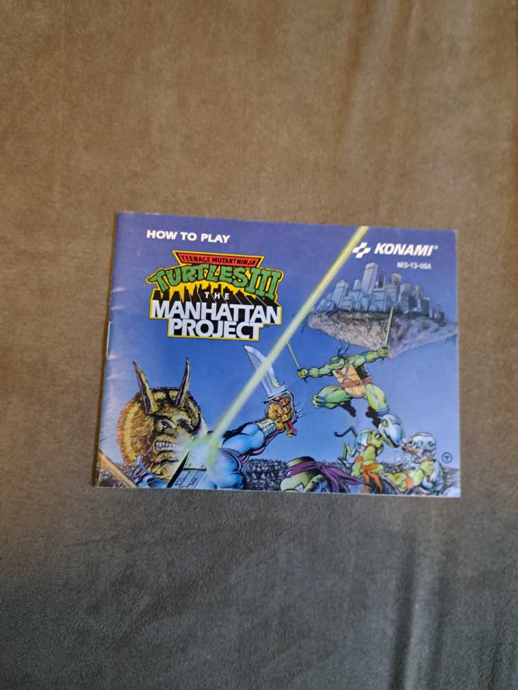 NES: Teenage Mutant Ninja Turtles III: The Manhattan Project - Nintendo Entertainment System (NES) video game collectible - Main Image 2