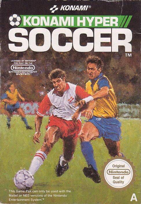 Konami Hyper Soccer - Nintendo Entertainment System (NES) video game collectible - Main Image 1