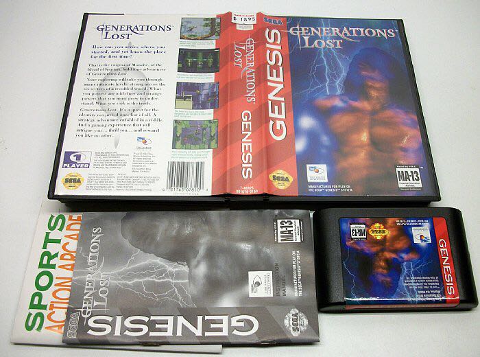 Generations Lost - Sega Genesis (Mega Drive) (Time Warner Interactive - 1) video game collectible [Barcode 031763078500] - Main Image 2