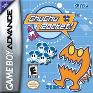 Chu Chu Rocket! - Nintendo Game Boy Advance (GBA) (Sega - 1-4) video game collectible [Barcode 010086600001] - Main Image 1