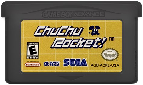 Chu Chu Rocket! - Nintendo Game Boy Advance (GBA) (Sega - 1-4) video game collectible [Barcode 010086600001] - Main Image 3